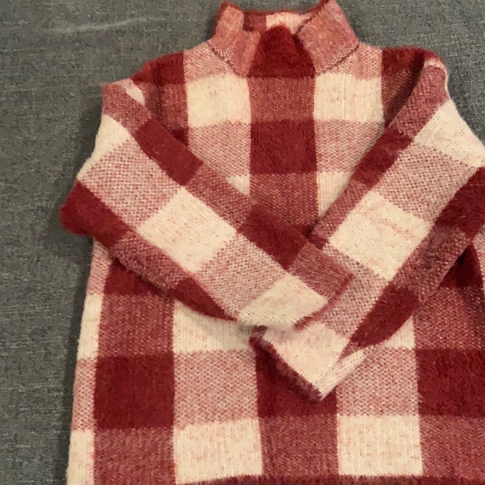 Zara Flannel sweater. Like new